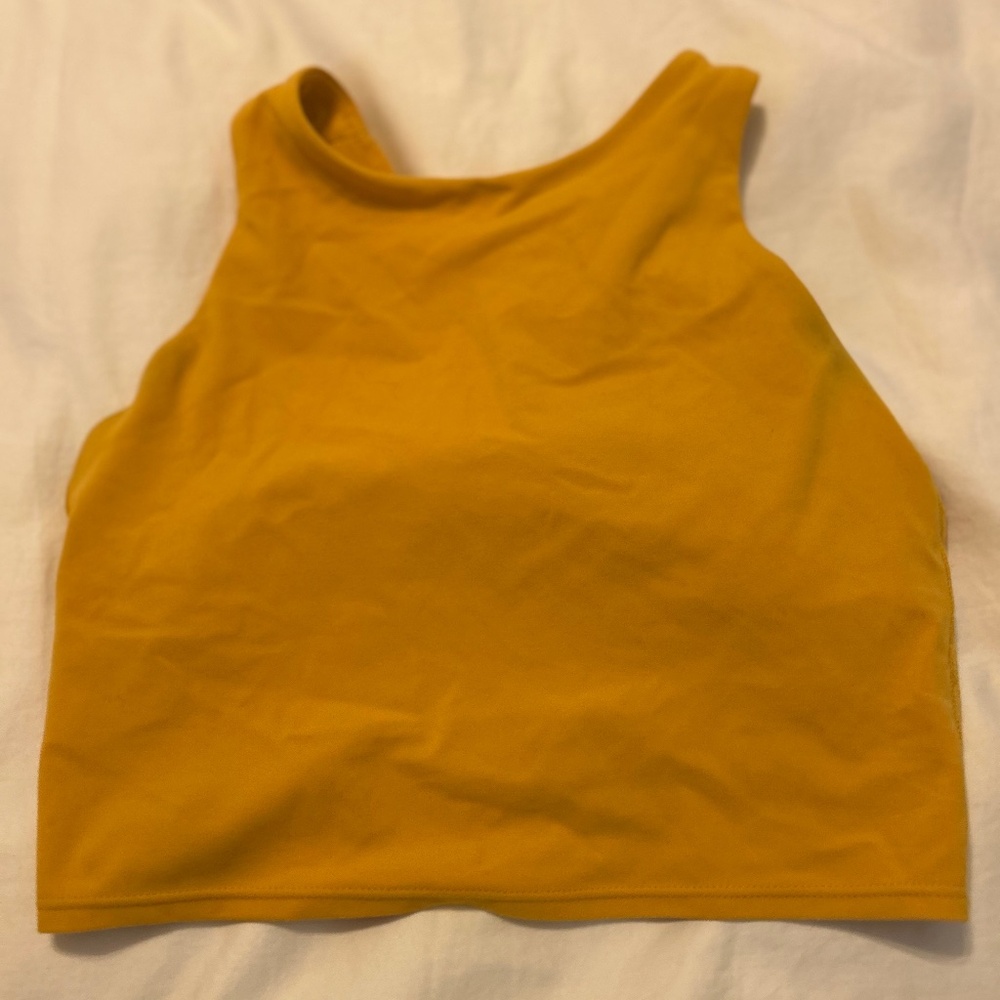 Athleta Women's Racerback Tank – Marigold Yellow (Size XS)